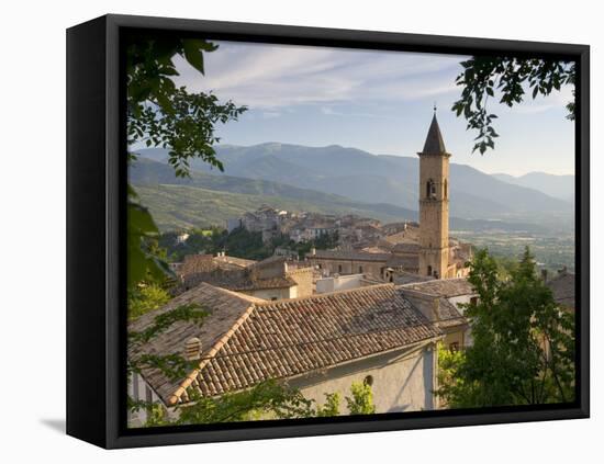 Pacentro, Nr. Sulmona, the Abruzzo, Italy-Peter Adams-Framed Stretched Canvas