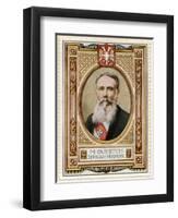 Pachitch, Serbian Premier, Stamp-null-Framed Art Print