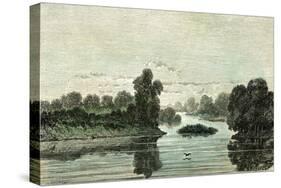 Pachitea River, 1869, Peru-null-Stretched Canvas