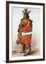 Pachtuwa-Chta, an Arikara Warrior, 1833-Karl Bodmer-Framed Giclee Print