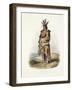 Pachtuwa-Chta, an Arrikkara Warrior-Karl Bodmer-Framed Giclee Print