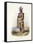 Pachtuwa-Chta, an Arrikkara Warrior-Karl Bodmer-Framed Stretched Canvas