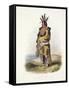 Pachtuwa-Chta, an Arrikkara Warrior-Karl Bodmer-Framed Stretched Canvas