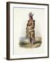 Pachtuwa-Chta, an Arrikkara Warrior-Karl Bodmer-Framed Giclee Print