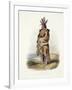 Pachtuwa-Chta, an Arrikkara Warrior-Karl Bodmer-Framed Giclee Print