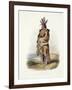 Pachtuwa-Chta, an Arrikkara Warrior-Karl Bodmer-Framed Giclee Print