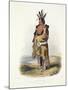 Pachtuwa-Chta, an Arrikkara Warrior-Karl Bodmer-Mounted Giclee Print