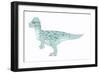 Pachycephalosaurus Pencil Drawing with Digital Color-Stocktrek Images-Framed Art Print