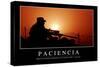 Paciencia. Cita Inspiradora Y Póster Motivacional-null-Stretched Canvas