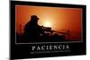 Paciencia. Cita Inspiradora Y Póster Motivacional-null-Mounted Photographic Print