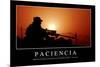 Paciencia. Cita Inspiradora Y Póster Motivacional-null-Mounted Photographic Print