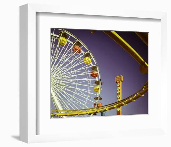 Pacific Amusement Park-null-Framed Art Print