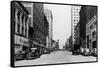 Pacific Avenue in Tacoma, WA Photograph - Tacoma, WA-Lantern Press-Framed Stretched Canvas