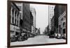 Pacific Avenue in Tacoma, WA Photograph - Tacoma, WA-Lantern Press-Framed Art Print