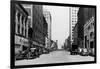 Pacific Avenue in Tacoma, WA Photograph - Tacoma, WA-Lantern Press-Framed Art Print