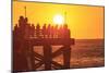 Pacific Beach sunset, San Diego, California, USA-Stuart Westmorland-Mounted Photographic Print