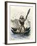 Pacific Coast Fisher 1869, Peru-null-Framed Giclee Print