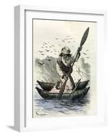 Pacific Coast Fisher 1869, Peru-null-Framed Giclee Print