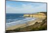 Pacific Coast Highway 1, California, below Pebble Beach, Carmel cliffs and waves-Bill Bachmann-Mounted Photographic Print