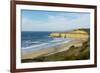 Pacific Coast Highway 1, California, below Pebble Beach, Carmel cliffs and waves-Bill Bachmann-Framed Premium Photographic Print