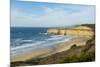Pacific Coast Highway 1, California, below Pebble Beach, Carmel cliffs and waves-Bill Bachmann-Mounted Premium Photographic Print