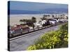 Pacific Coast Highway and Malibu Viewed from Palisades Park, Santa Monica, California, USA-Ethel Davies-Stretched Canvas