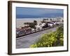 Pacific Coast Highway and Malibu Viewed from Palisades Park, Santa Monica, California, USA-Ethel Davies-Framed Photographic Print