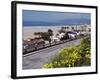 Pacific Coast Highway and Malibu Viewed from Palisades Park, Santa Monica, California, USA-Ethel Davies-Framed Photographic Print