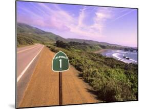 Pacific Coast Highway, California Route 1 near Big Sur, California, USA-Bill Bachmann-Mounted Photographic Print