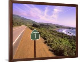 Pacific Coast Highway, California Route 1 near Big Sur, California, USA-Bill Bachmann-Framed Photographic Print