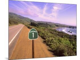 Pacific Coast Highway, California Route 1 near Big Sur, California, USA-Bill Bachmann-Mounted Photographic Print