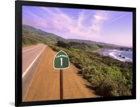 Pacific Coast Highway, California Route 1 near Big Sur, California, USA-Bill Bachmann-Framed Photographic Print