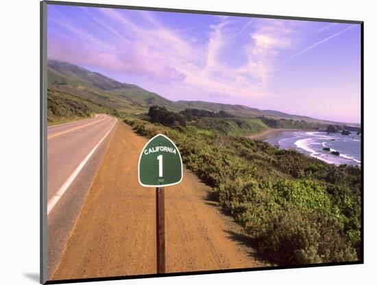 Pacific Coast Highway, California Route 1 near Big Sur, California, USA-Bill Bachmann-Mounted Photographic Print