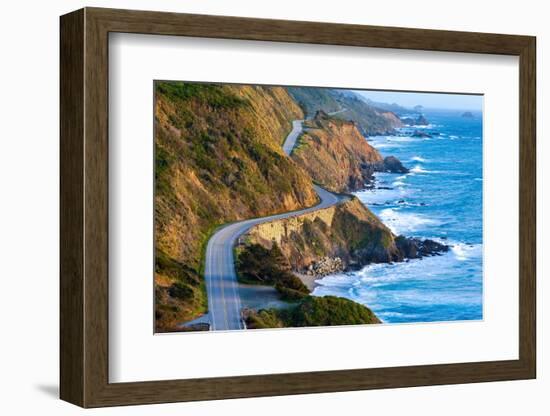 Pacific Coast Highway (Highway 1) at Southern End of Big Sur, California-Doug Meek-Framed Photographic Print