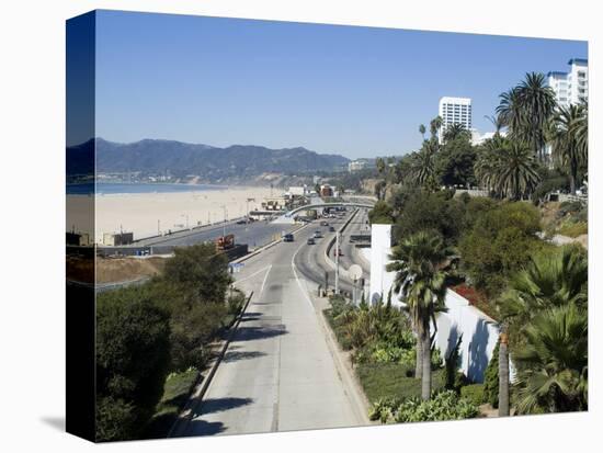 Pacific Coast Highway, Santa Monica, California, USA-Ethel Davies-Stretched Canvas