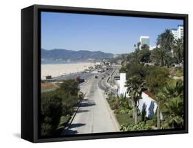 Pacific Coast Highway, Santa Monica, California, USA-Ethel Davies-Framed Stretched Canvas