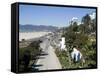 Pacific Coast Highway, Santa Monica, California, USA-Ethel Davies-Framed Stretched Canvas