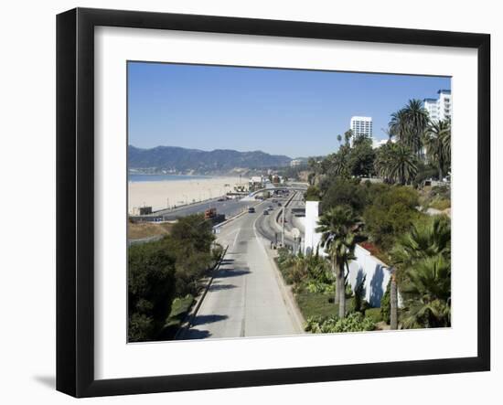 Pacific Coast Highway, Santa Monica, California, USA-Ethel Davies-Framed Photographic Print