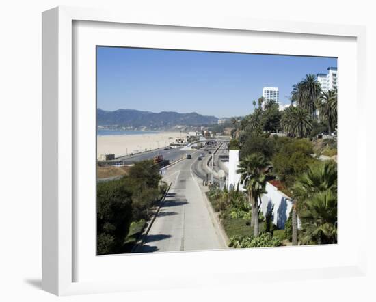 Pacific Coast Highway, Santa Monica, California, USA-Ethel Davies-Framed Photographic Print