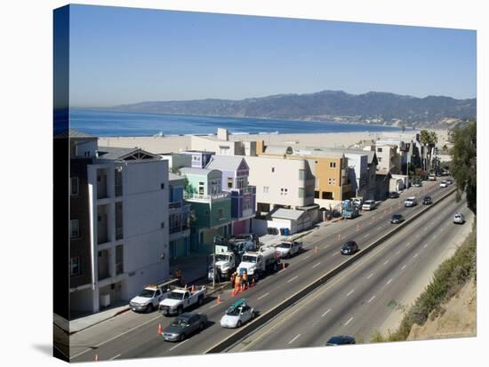 Pacific Coast Highway, Santa Monica, California, USA-Ethel Davies-Stretched Canvas