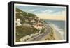 Pacific Coast Highway, Santa Monica, California-null-Framed Stretched Canvas