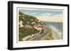 Pacific Coast Highway, Santa Monica, California-null-Framed Art Print