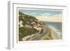 Pacific Coast Highway, Santa Monica, California-null-Framed Art Print