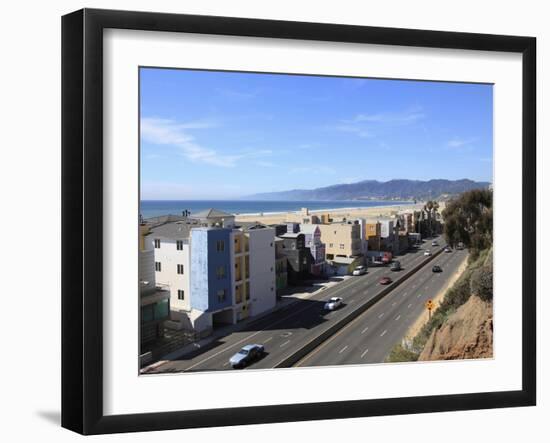 Pacific Coast Highway, Santa Monica, Los Angeles, California-Wendy Connett-Framed Photographic Print