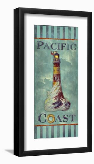 Pacific Coast Lighthouse-null-Framed Giclee Print
