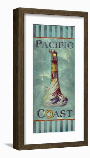 Pacific Coast Lighthouse-null-Framed Giclee Print