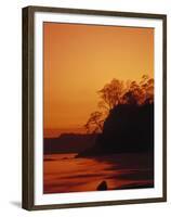 Pacific Coast Rain Forest at Dusk, Costa Rica-Robert Houser-Framed Premium Photographic Print