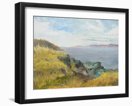 Pacific Coast View-Arnie Fisk-Framed Art Print