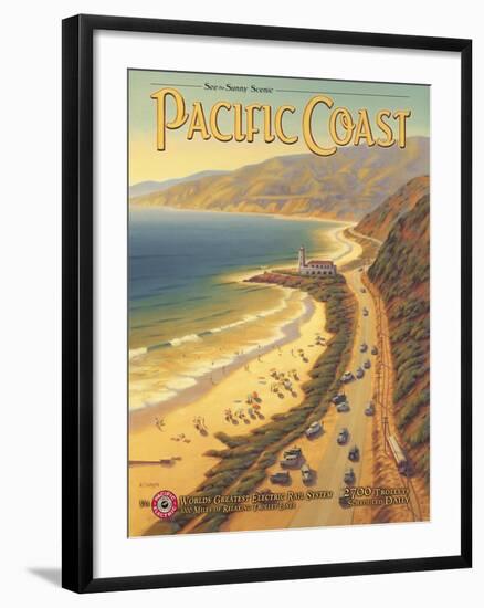 Pacific Coast-Kerne Erickson-Framed Art Print