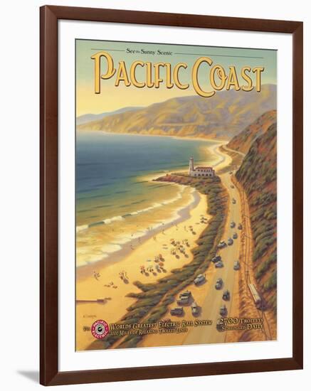 Pacific Coast-Kerne Erickson-Framed Art Print